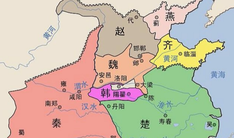 战国七雄分别在今天的什么地方？战国七雄地理位置